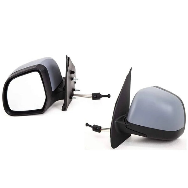Fits Nissan Micra 2013-2017 Door Wing Mirror Manual Type With Primed Cover Passenger Side