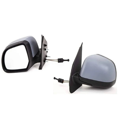 Fits Nissan Micra 2013-2017 Door Wing Mirror Manual Type With Primed Cover Passenger Side - tradevehicleparts.co.uk