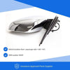 Fits Nissan Navara 2006-2015 Door Wing Mirror Manual Chrome Cover Passenger Side thumbnail