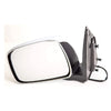 Fits Nissan Navara 2006-2015 Door Wing Mirror Manual Chrome Cover Passenger Side thumbnail