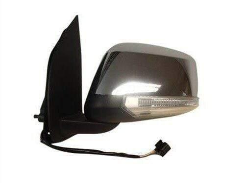 Fits Nissan Navara 2006-2015 Door Wing Mirror Electric Chrome Indicator N/S