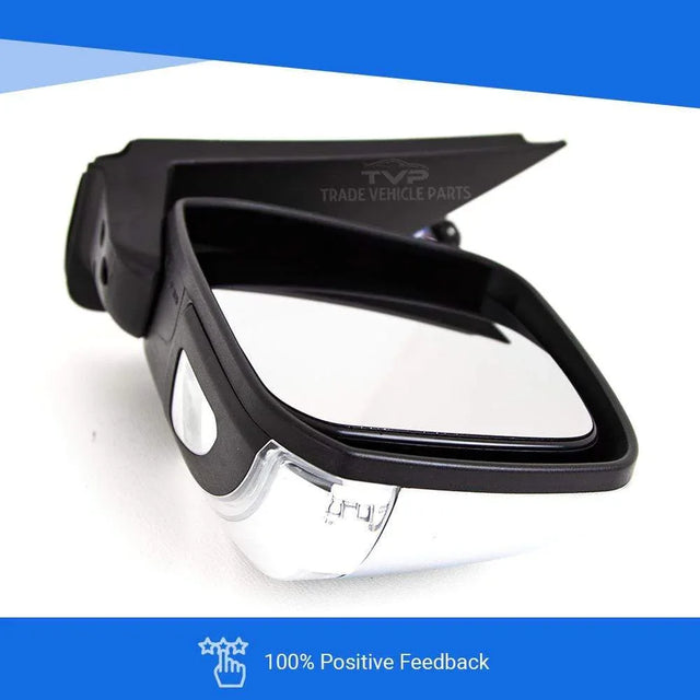 Fits Nissan Navara 2006-2015 Door Wing Mirror Electric Chromed Driver Side - image 8
