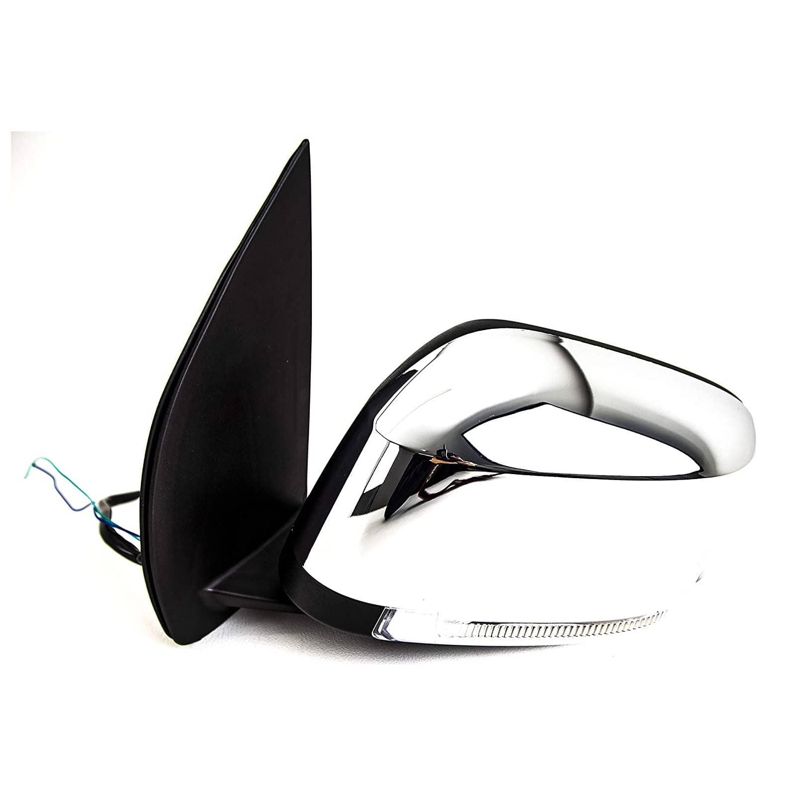 DS5011B Nissan Navara 2006-2015 Door Wing Mirror Electric Chrome Power Fold Left