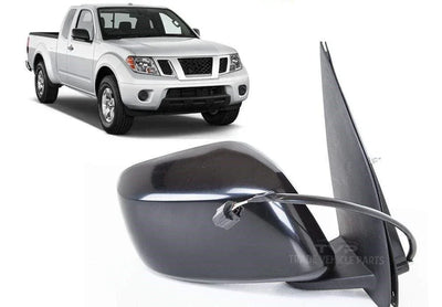 Fits Nissan Navara 2006-2015 Door Wing Mirror Electric Black Driver Side - tradevehicleparts.co.uk