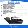 Fits Nissan Qashqai 2014- Door Wing Mirror Electric Heated With Indicator Primed Passenger Side thumbnail