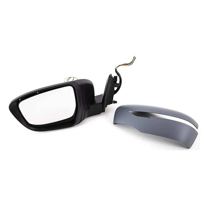 Fits Nissan Qashqai 2014- Door Wing Mirror Electric Heated With Indicator Primed Passenger Side - tradevehicleparts.co.uk