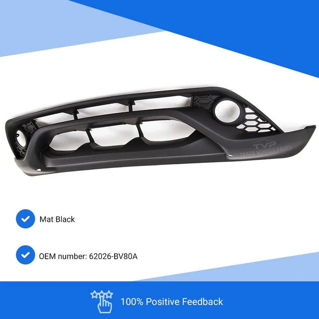 Fits Nissan Juke 2014- Front Bumper Lower Spoiler Mat Black - image 2