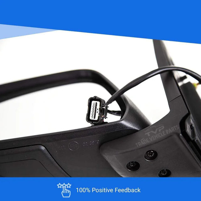 Fits Nissan Navara 2005-2015 Door Wing Mirror Electric Chromed Cover Left N/S - image 8