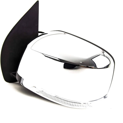 Fits Nissan Navara 2005-2015 Door Wing Mirror Electric Chromed Cover Left N/S - tradevehicleparts.co.uk