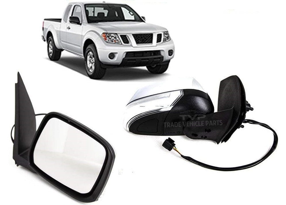 DS5052A Nissan Navara 2006-2015 Door Wing Mirror Electric Chrome Cover Right