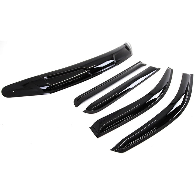 Fits For Nissan Navara NP300 2016- Bonnet Guard & Window Wind Deflectors Set - image 4