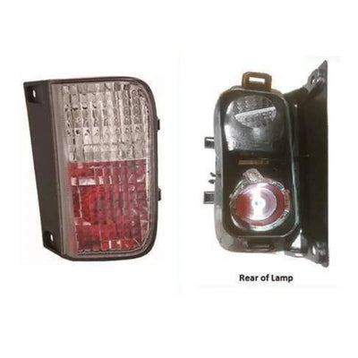 Fits Renault Trafic 2001-2014 Rear Bumper Lamp Light With Fog Lamp One Bulb Right - tradevehicleparts.co.uk
