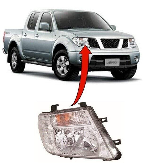 DS8033B Nissan Navara 2010-2015 Headlight Headlamp W/ Electric Leveler Driver Side