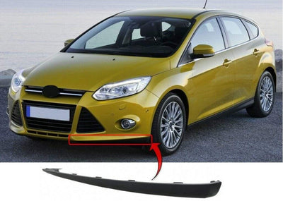 Fits Ford Focus 5Dr Hatchback 2011-2014 Front Bumper Spoiler Passenger Side - tradevehicleparts.co.uk