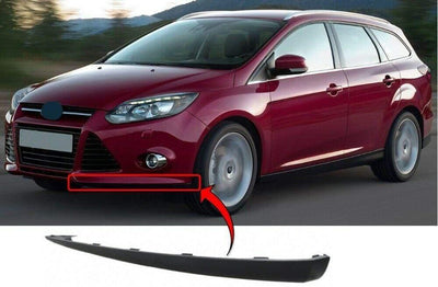 Fits Ford Focus Estate 2011-2014 Front Bumper Spoiler Passenger Side - tradevehicleparts.co.uk