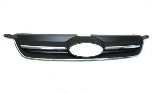 Fits Ford C-Max 2010--2015 C-Max Grille Mat-Dark Gray W/Chrome Mldg - image 2