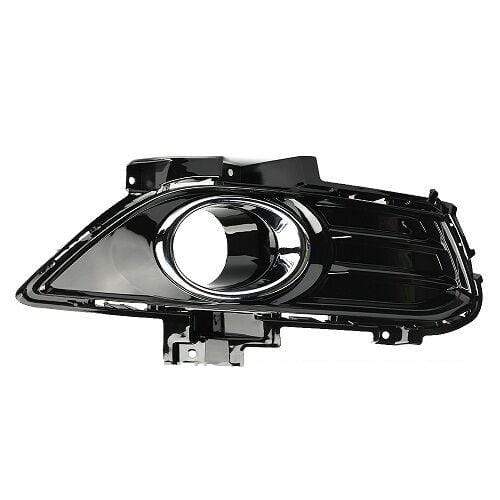 FD1668 Ford Mondeo 2015- Front Bumper Fog Grille Gloss Black Driver Side With Hole