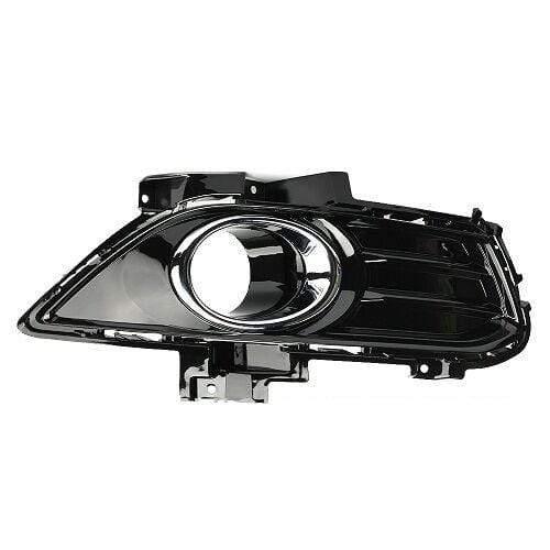Fits Ford Mondeo 2015- Front Bumper Fog Grille Gloss Black Driver Side With Hole - image 2