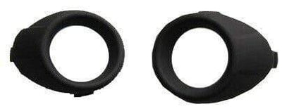 Fits Ford Fiesta Mk7 2008-2012 Front Bumper Fog Grille Bezel Surround Pair Left & Right Black - tradevehicleparts.co.uk