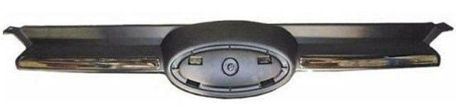 Fits Ford Focus 2011-2014 Front Top Grille Mat Black With Chrome Moulding - image 2