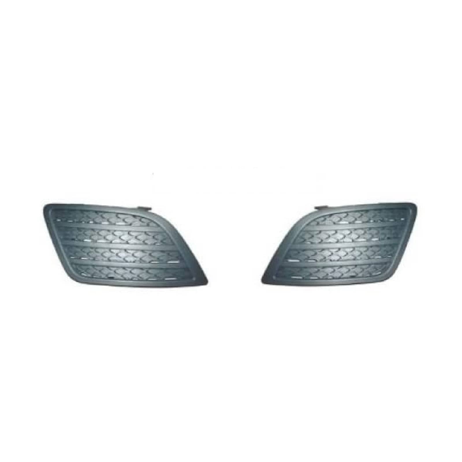 FD3002 Ford Fiesta 2006-2008 Front Bumper Fog Grille No Lamp Hole Pair Left & Right