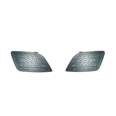 Fits Ford Fiesta 2006-2008 Front Bumper Fog Grille No Lamp Hole Pair Left & Right - tradevehicleparts.co.uk