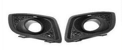 Fits Ford Fiesta 2006-2008 Front Bumper Fog Grille With Lamp Hole Pair Left & Right - tradevehicleparts.co.uk