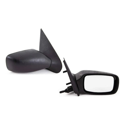 Fits Ford Fiesta 1996-2002 Door Wing Mirror Manual Black Driver Side - tradevehicleparts.co.uk