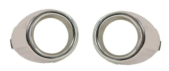 Fits Ford Fiesta 2008-2013 Front Bumper Grille Fog Lamp Surround Chrome Left & Right - image 2