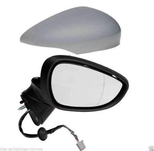 Fits Ford Fiesta 2008-2012 Door Wing Mirror Heated Electric Primed-Gray Power Fold Driver Side - image 2
