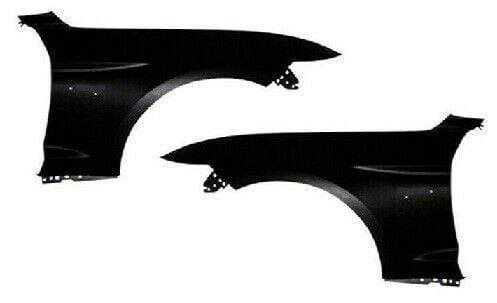 FD4120 Ford Mustang 2015 - Front Wings Primed W/Moulding Hole Gt Models Left & Right Side Pair