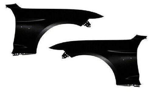 Fits Ford Mustang 2015 - Front Wings Primed W/Moulding Hole Gt Models Left & Right Side Pair - image 2