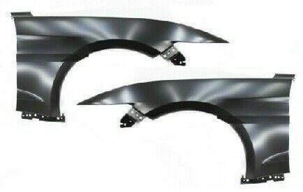 Fits Ford Mustang 2015 - Front Wings Primed W/O Moulding Hole Left & Right Side Pair - image 2