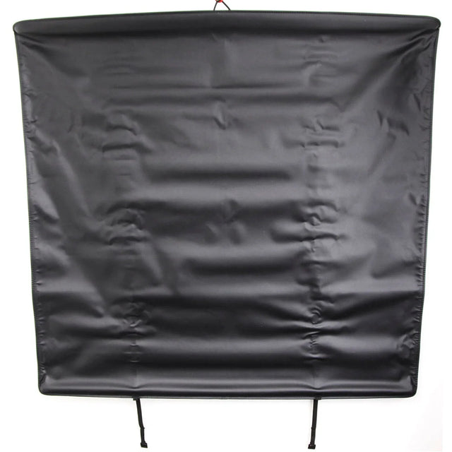 Fits Ford Ranger T6 T7 T8 Double Cab 2012- Soft Roll Up Tonneau Cover Black - image 3