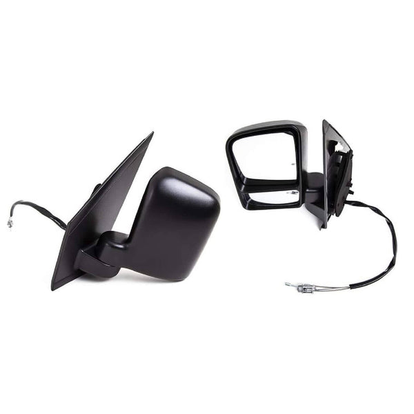 Fits Ford Transit Connect 2003-2006 Door Wing Mirror Manual Black Twin Glass Passenger Side