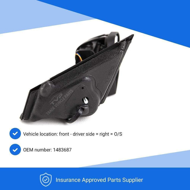Fits Ford Mondeo 2007-2010 Door Wing Mirror Heated Electric Primed Driver Side - image 3