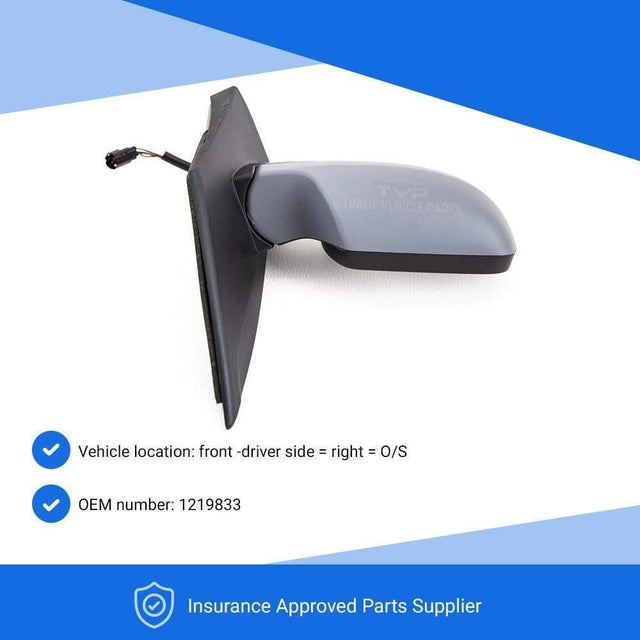 Fits Ford Fiesta Mk6 2002-2005 Door Wing Mirror Electric Heated Primed Driver Side - image 2