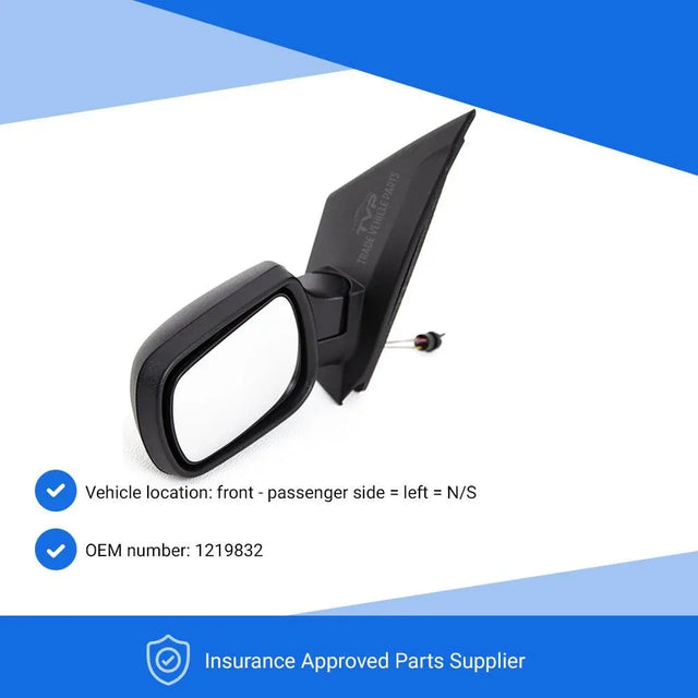 Fits Ford Fiesta Mk6 2002-2005 Door Wing Mirror Manual Textured Passenger Side - image 2