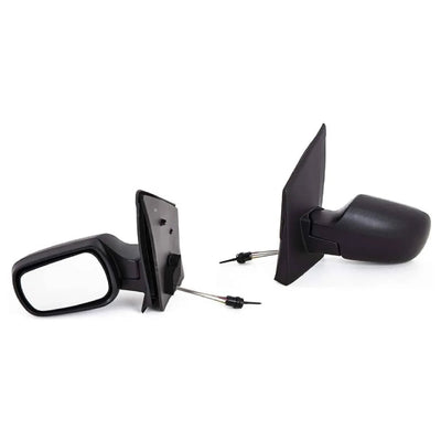 Fits Ford Fiesta Mk6 2002-2005 Door Wing Mirror Manual Textured Passenger Side - tradevehicleparts.co.uk