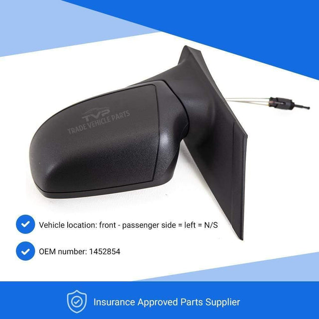 Fits Ford Focus 2005-2007 Door Wing Mirror Manual Textured Passenger Side - image 3