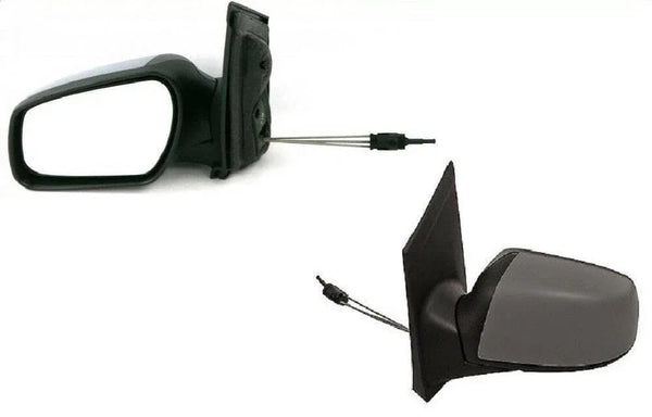 Fits Ford Focus 2005-2007 Door Wing Mirror Manual Primed Passenger Side