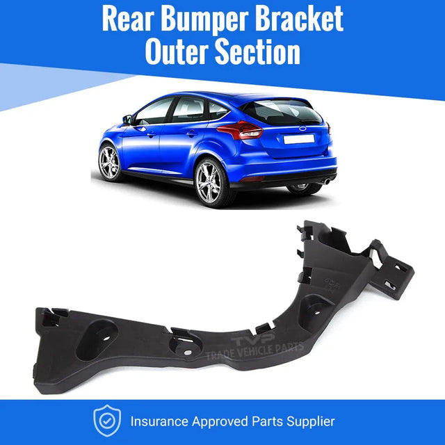 Fits Ford Focus Hatchback 2014- Rear Bumper Bracket Outer Section Passenger Side New - image 4