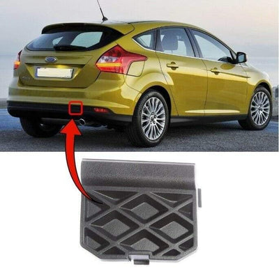 Fits Ford Focus 5Dr Hatchback 2011-2014 Rear Bumper Towing Eye Cover - tradevehicleparts.co.uk