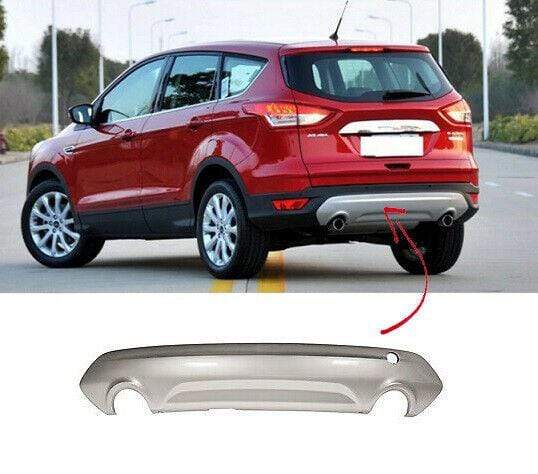Ford Kuga 2013-2016 Rear Bumper Lower Section Silver