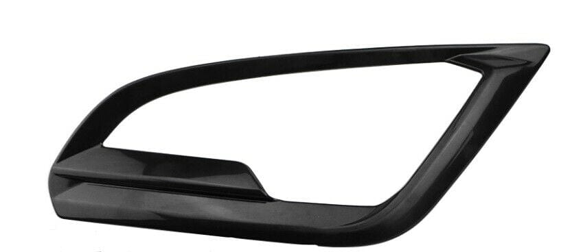 FD5428 Ford Ecosport 2018- Front Bumper Fog Cover With Fog Hole Gloss Black Passenger Side