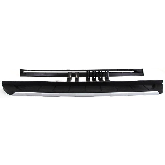 Fits Ford Ranger T6 2011-On Running Boards Side Steps Black & Silver - image 2