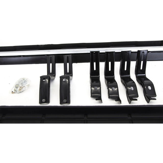 Fits Ford Ranger T6 2011-On Running Boards Side Steps Black & Silver - image 6