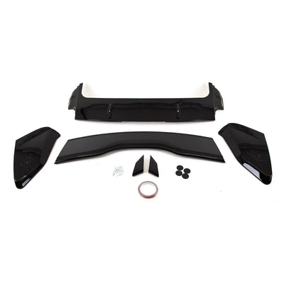 Fits Ford Focus MK3 2011-2018 Rear Roof Boot Lip Spoiler RS Style Gloss Black - tradevehicleparts.co.uk
