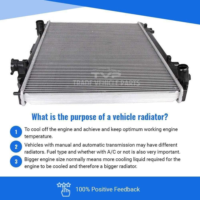 Fits Mazda B Series Un 1998-2006 Radiator (2500 D, 2900 D)(Manual)( With/Without Ac) - image 4