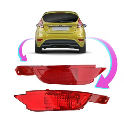 Fits Ford Fiesta 2009-2017 Rear Fog Light Lamp & Reflector Driver & Passenger Side - tradevehicleparts.co.uk